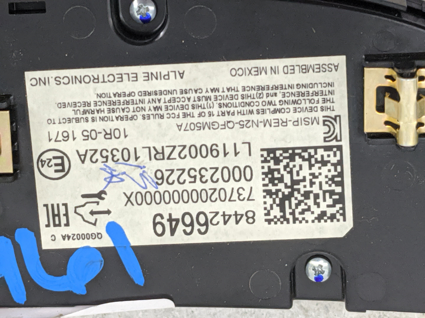 2018-2021 Chevrolet Malibu Climate Control Module Temperature AC/Heater Replacement P/N:84426649 737020000000X Fits OEM Used