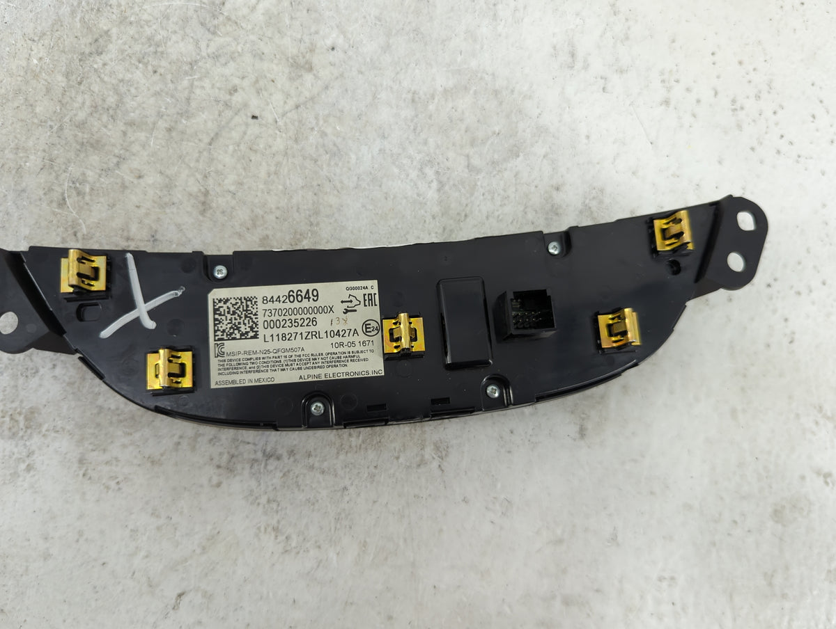 2018-2021 Chevrolet Malibu Climate Control Module Temperature AC/Heater Replacement P/N:84426649 7370200000000X Fits OEM Use