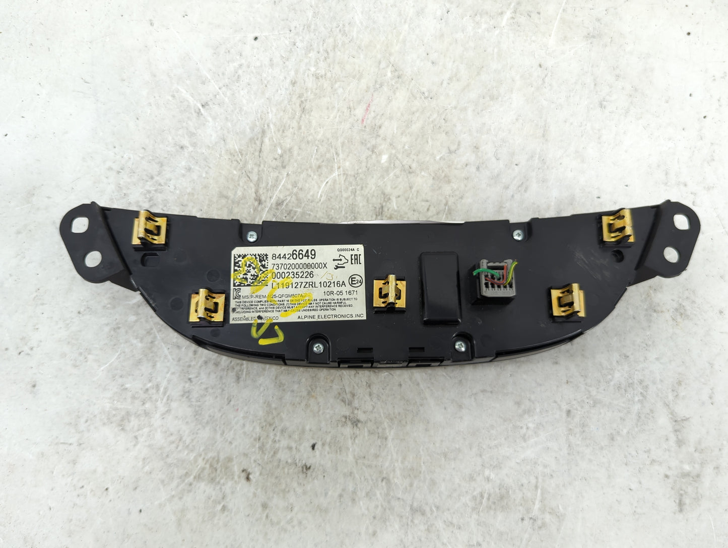 2018-2021 Chevrolet Malibu Climate Control Module Temperature AC/Heater Replacement P/N:84426649 7370200000000X Fits OEM Use