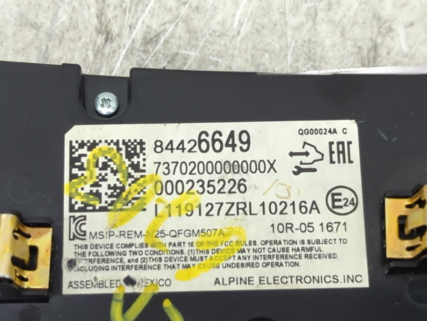 2018-2021 Chevrolet Malibu Climate Control Module Temperature AC/Heater Replacement P/N:84426649 7370200000000X Fits OEM Use