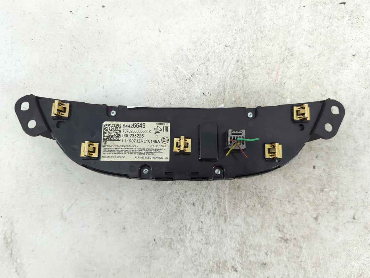 2018-2021 Chevrolet Malibu Climate Control Module Temperature AC/Heater Replacement P/N:84426649 7370200000000X Fits OEM Use