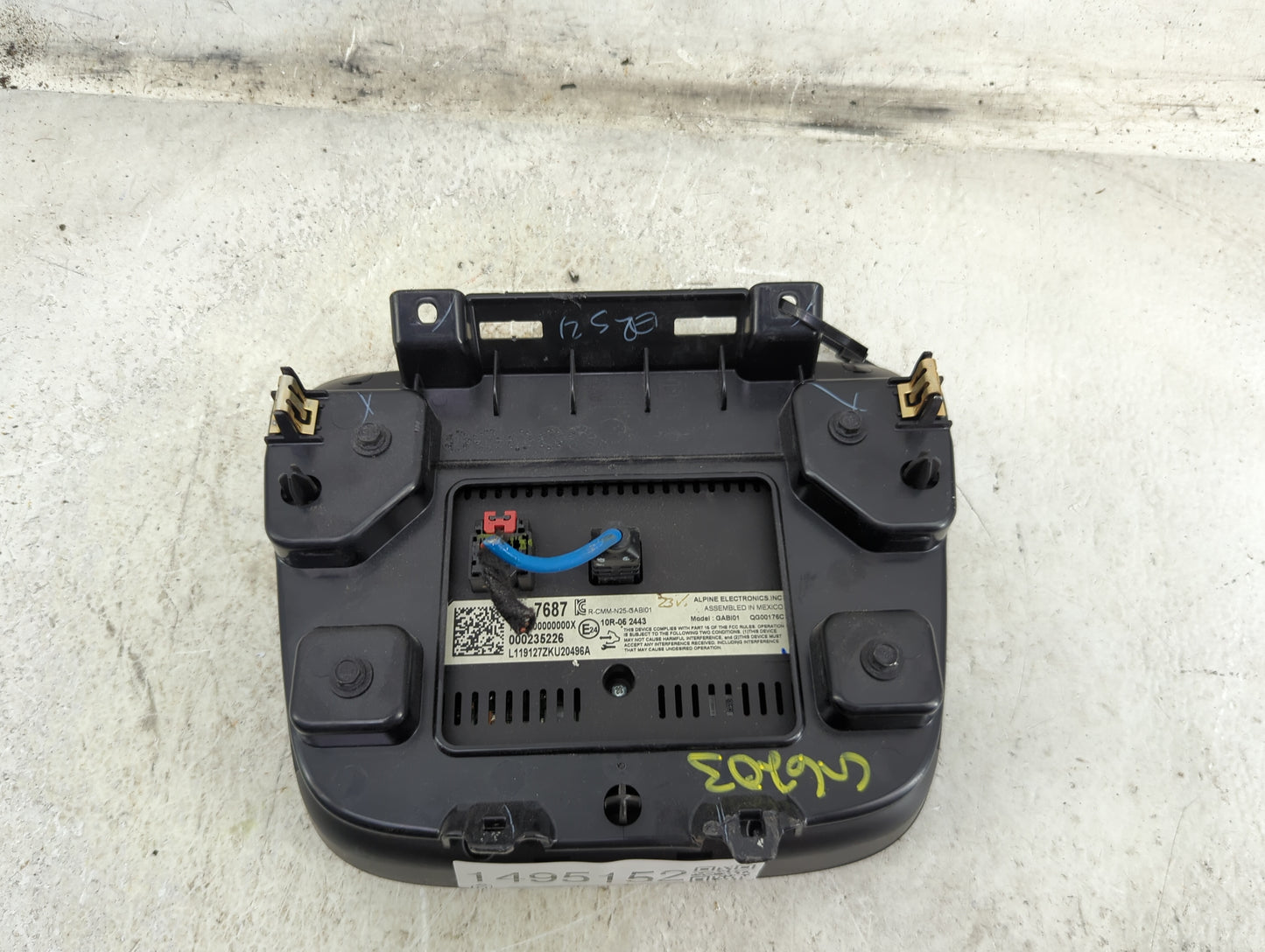 2019 Chevrolet Malibu Information Display Screen 1495152 - Oemusedautoparts1.com
