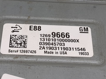 2018-2019 Chevrolet Malibu PCM Engine Control Computer ECU ECM PCU OEM P/N:12699666 1310101000000X, 039045703 Fits 2018 2019 OEM Used Auto Parts