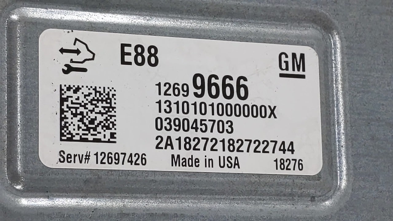 2018-2019 Chevrolet Malibu PCM Engine Control Computer ECU ECM PCU OEM P/N:12680194 12699666, 12697426 Fits Fits 2018 2019 O