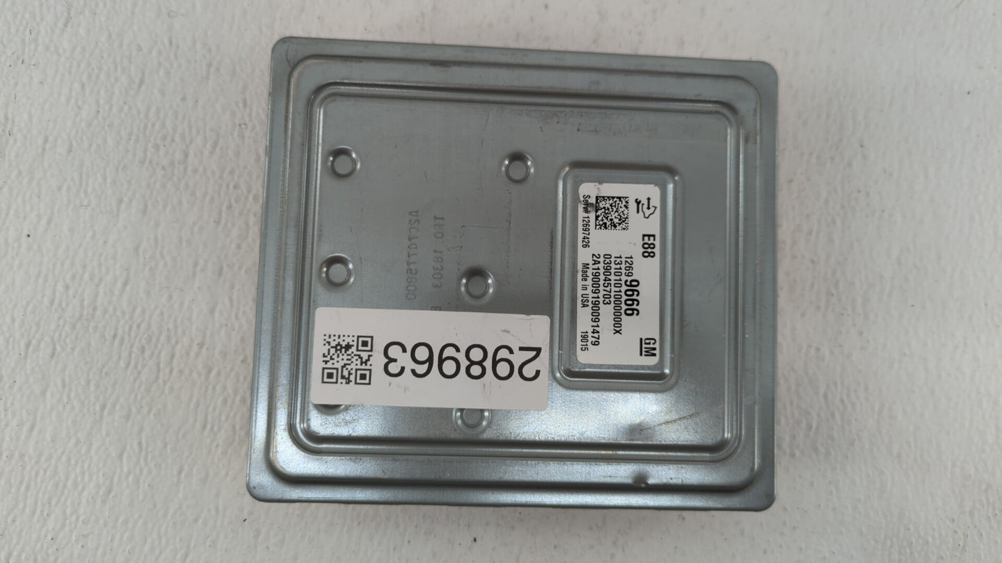 2018-2019 Chevrolet Malibu PCM Engine Control Computer ECU ECM PCU OEM P/N:12680194 12699666, 12697426 Fits Fits 2018 2019 O
