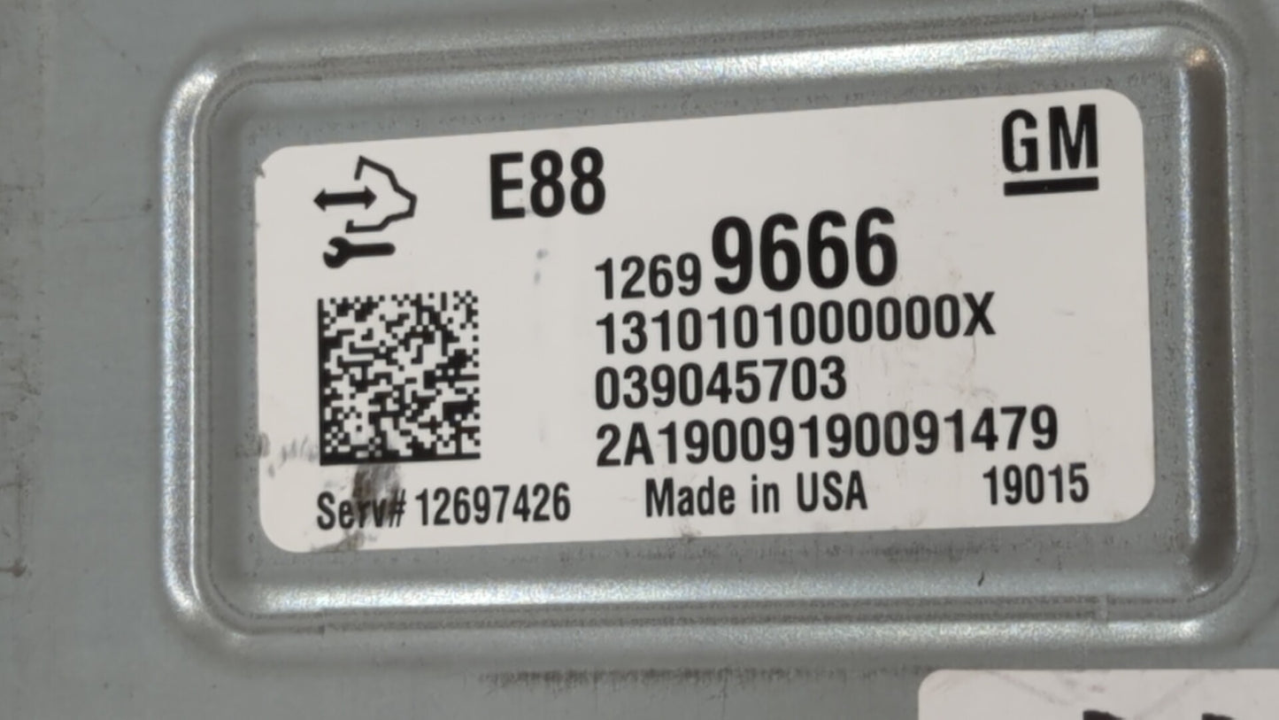 2018-2019 Chevrolet Malibu PCM Engine Control Computer ECU ECM PCU OEM P/N:12680194 12699666, 12697426 Fits Fits 2018 2019 O