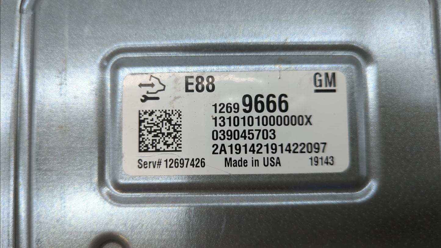 2018-2019 Chevrolet Malibu PCM Engine Control Computer ECU ECM PCU OEM P/N:12694511 12680194, 12699666 Fits Fits 2018 2019 O