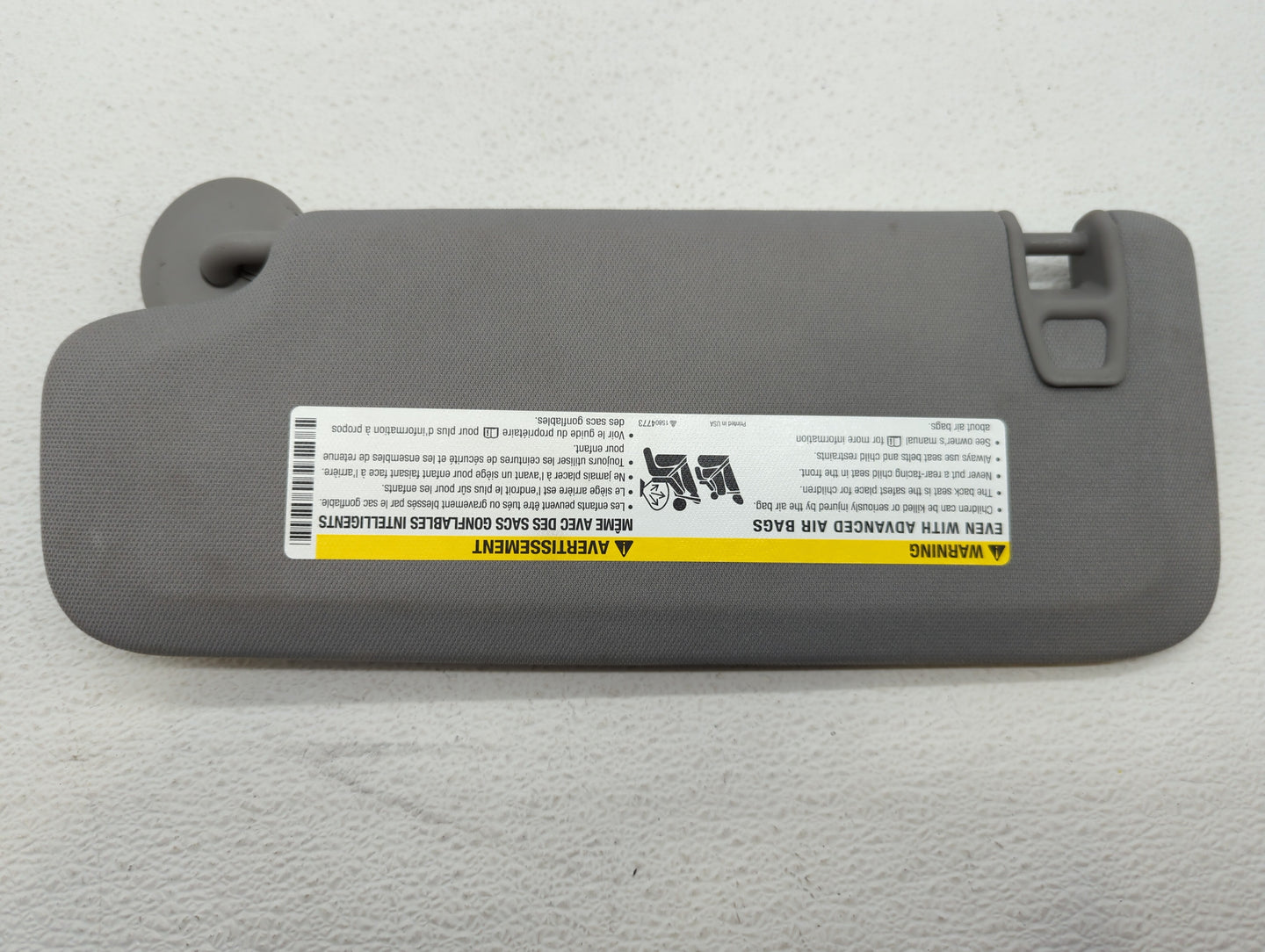 2016-2019 Chevrolet Malibu Sun Visor Shade Replacement Passenger Right Mirror Fits Fits 2016 2017 2018 2019 OEM Used Auto Pa