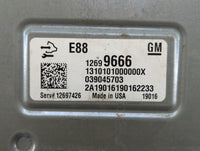 2018-2019 Chevrolet Malibu PCM Engine Control Computer ECU ECM PCU OEM P/N:12699666 12689129, 12694511 Fits Fits 2018 2019 O