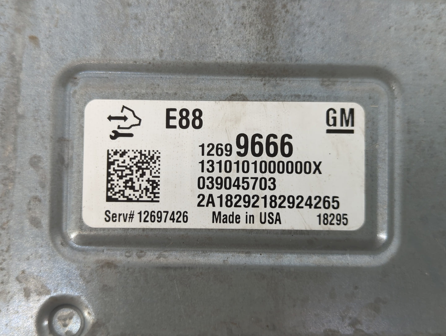 2018-2019 Chevrolet Malibu PCM Engine Control Computer ECU ECM PCU OEM P/N:12699666 12689129, 12694511 Fits Fits 2018 2019 O