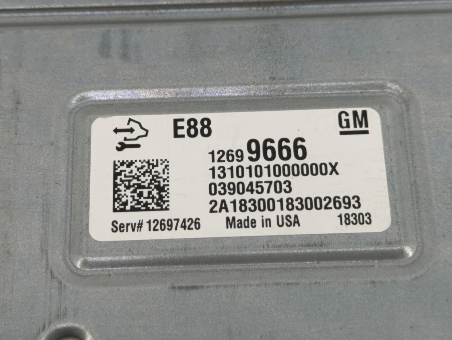 2018-2019 Chevrolet Malibu PCM Engine Control Computer ECU ECM PCU OEM P/N:12680194 12687836, 12691559 Fits Fits 2018 2019 O