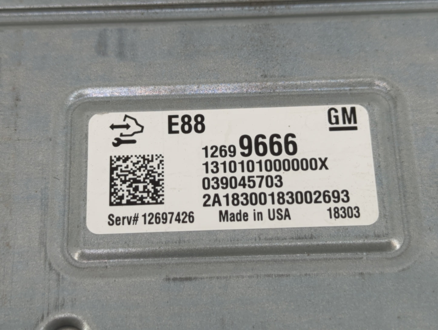 2018-2019 Chevrolet Malibu PCM Engine Control Computer ECU ECM PCU OEM P/N:12680194 12687836, 12691559 Fits Fits 2018 2019 O