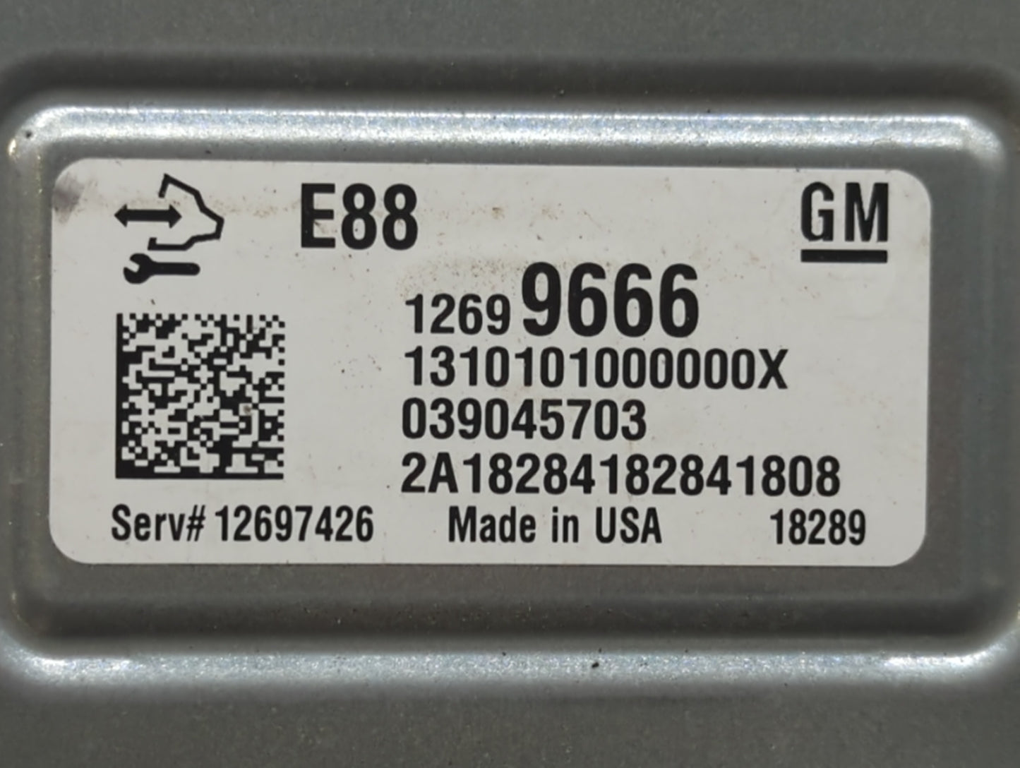 2018-2019 Chevrolet Malibu PCM Engine Control Computer ECU ECM PCU OEM P/N:12680194 12687836, 12691559 Fits Fits 2018 2019 O