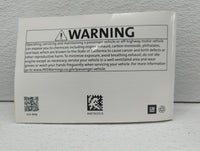 2019 Chevrolet Malibu Owners Manual Book Guide OEM Used Auto Parts - Oemusedautoparts1.com