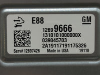 2018-2019 Chevrolet Malibu PCM Engine Control Computer ECU ECM PCU OEM P/N:12697426 12699666, 12680194 Fits Fits 2018 2019 O