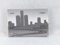 2019 Chevrolet Malibu Owners Manual Book Guide OEM Used Auto Parts - Oemusedautoparts1.com