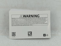 2019 Chevrolet Malibu Owners Manual Book Guide OEM Used Auto Parts - Oemusedautoparts1.com