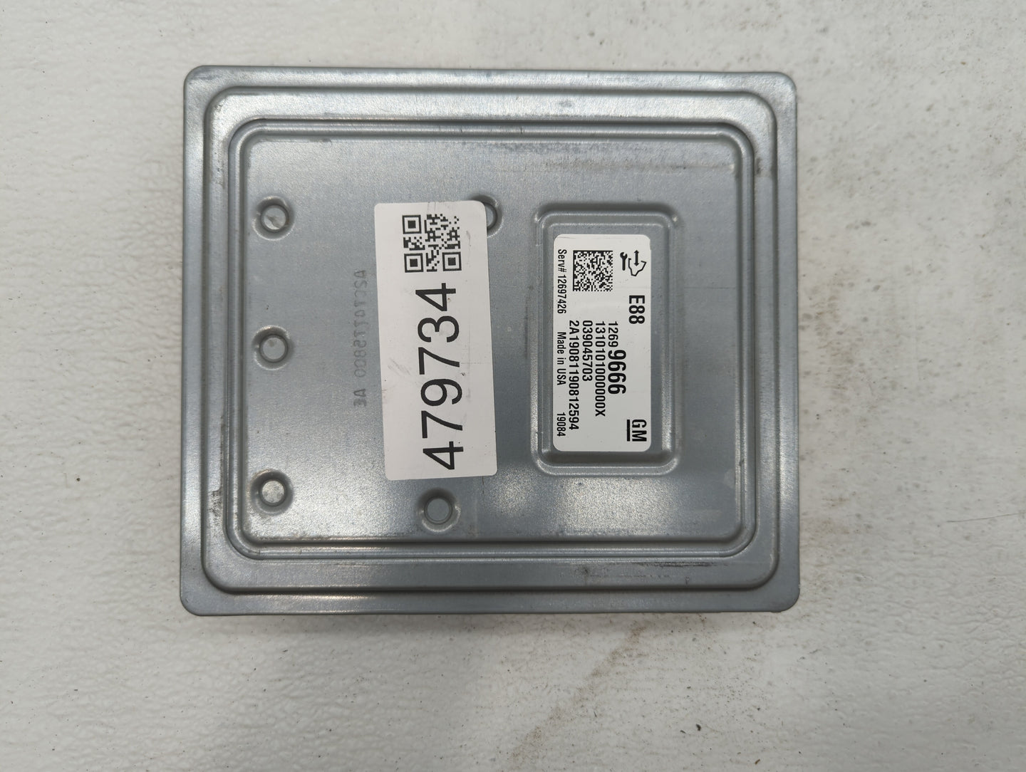 2018-2019 Chevrolet Malibu PCM Engine Control Computer ECU ECM PCU OEM P/N:12699666 12689129, 12697426 Fits Fits 2018 2019 O