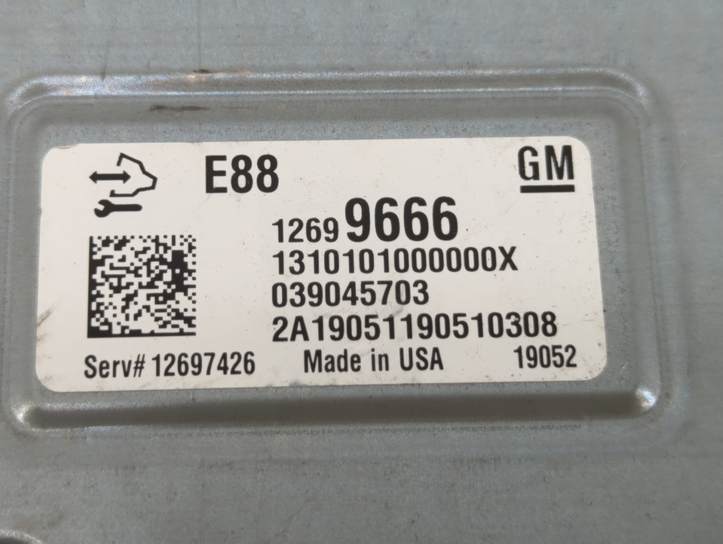 2018-2019 Chevrolet Malibu PCM Engine Control Computer ECU ECM PCU OEM P/N:12699666 12689129 Fits Fits 2018 2019 OEM Used Au