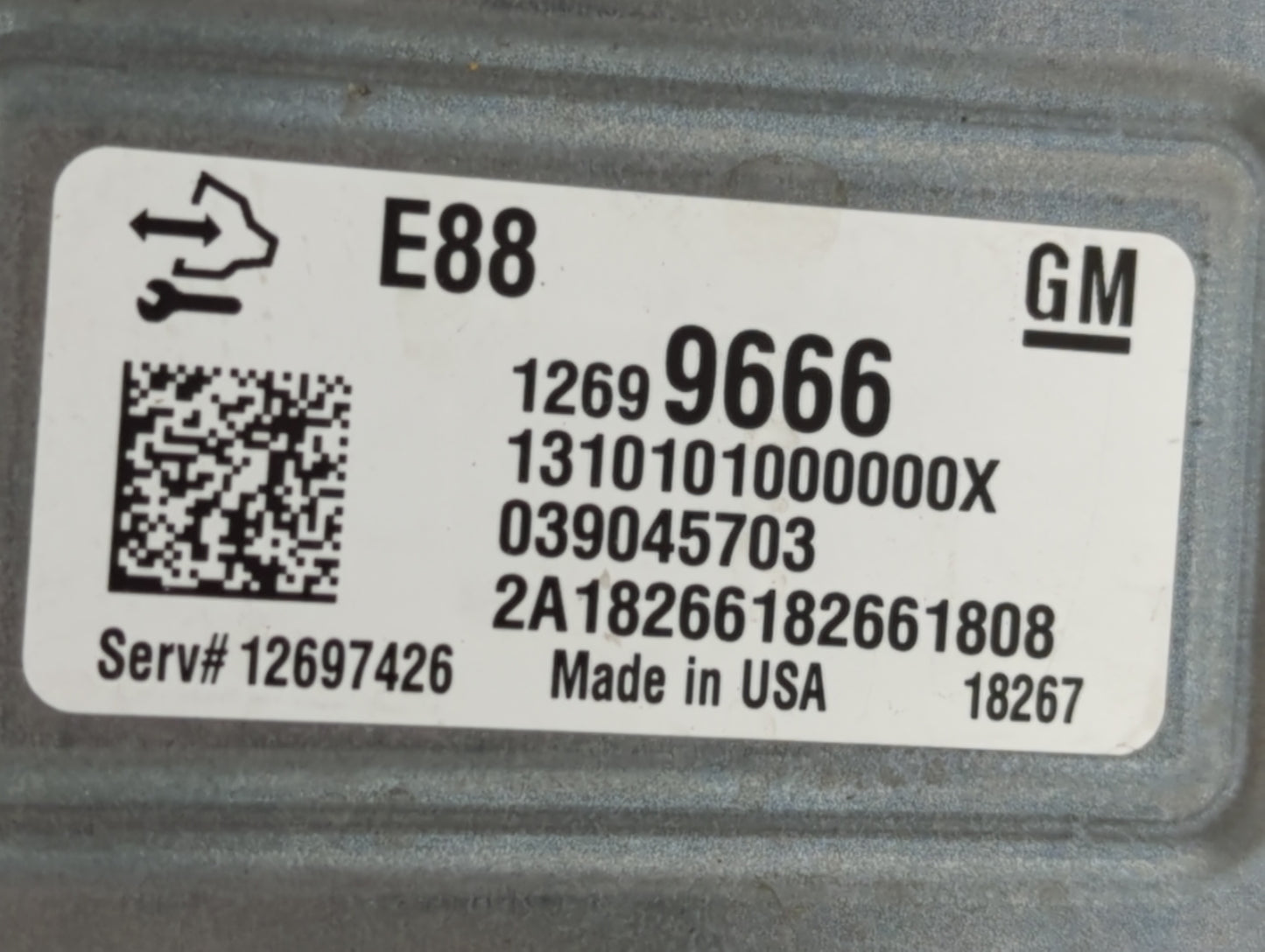 2018-2019 Chevrolet Malibu PCM Engine Control Computer ECU ECM PCU OEM P/N:12697426 12699666 Fits Fits 2018 2019 OEM Used Au
