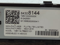 2019-2021 Chevrolet Malibu Am Fm Cd Player Radio Receiver 521706 - Oemusedautoparts1.com