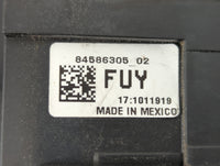 2018-2019 Chevrolet Malibu Fusebox Fuse Box Panel Relay Module P/N:84586305 84586306, 84181106 Fits Fits 2018 2019 OEM Used 