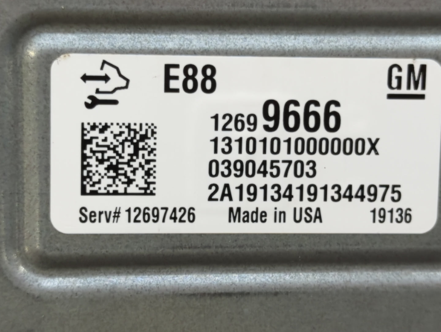 2018-2019 Chevrolet Malibu PCM Engine Control Computer ECU ECM PCU OEM P/N:12699666 12697426 Fits Fits 2018 2019 OEM Used Au
