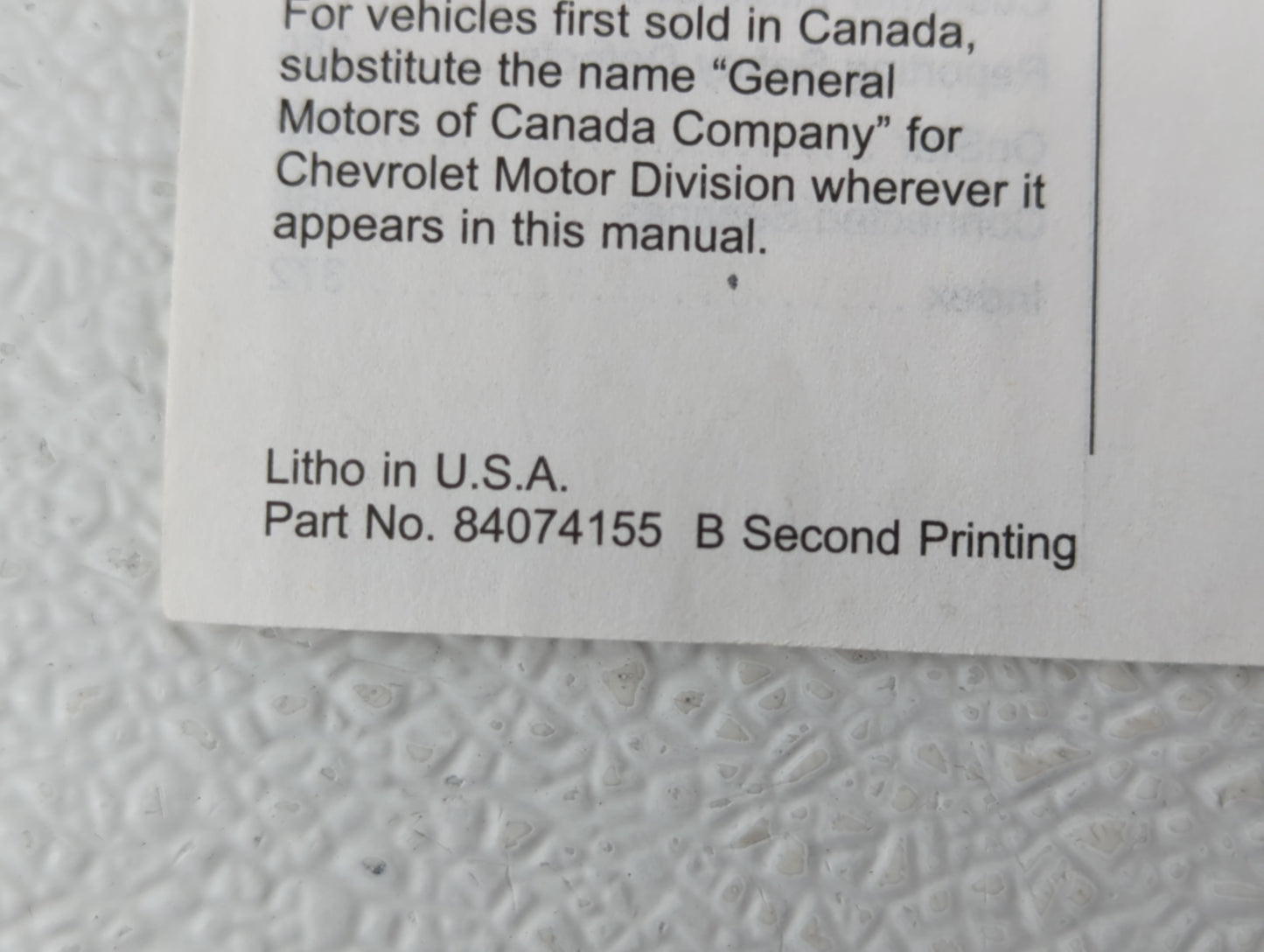 2019 Chevrolet Malibu Owners Manual Book Guide OEM Used Auto Parts - Oemusedautoparts1.com
