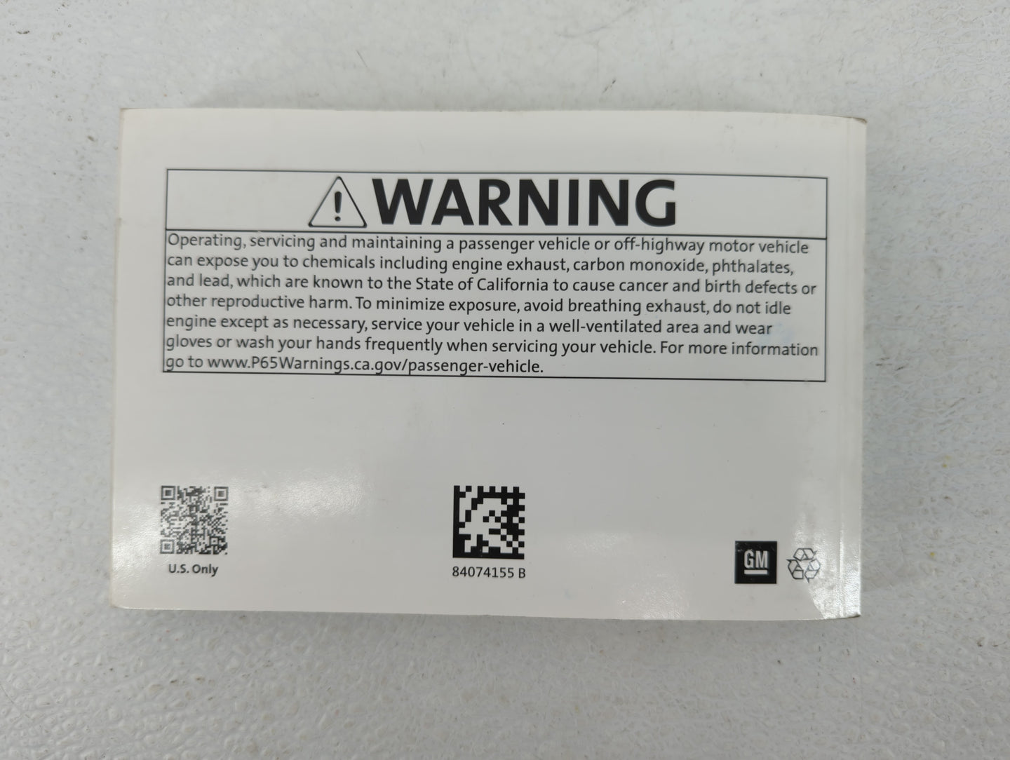2019 Chevrolet Malibu Owners Manual Book Guide OEM Used Auto Parts - Oemusedautoparts1.com