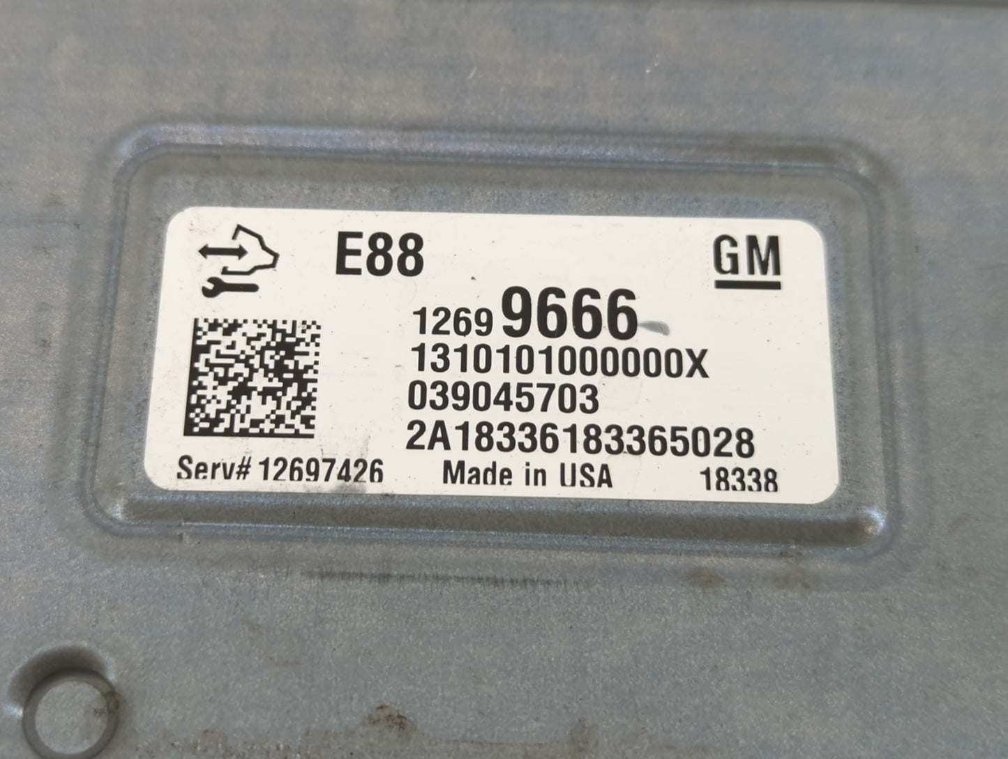 2018-2019 Chevrolet Malibu PCM Engine Control Computer ECU ECM PCU OEM P/N:12699666 Fits Fits 2018 2019 OEM Used Auto Parts 