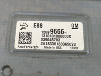2018-2019 Chevrolet Malibu PCM Engine Control Computer ECU ECM PCU OEM P/N:12699666 Fits Fits 2018 2019 OEM Used Auto Parts 