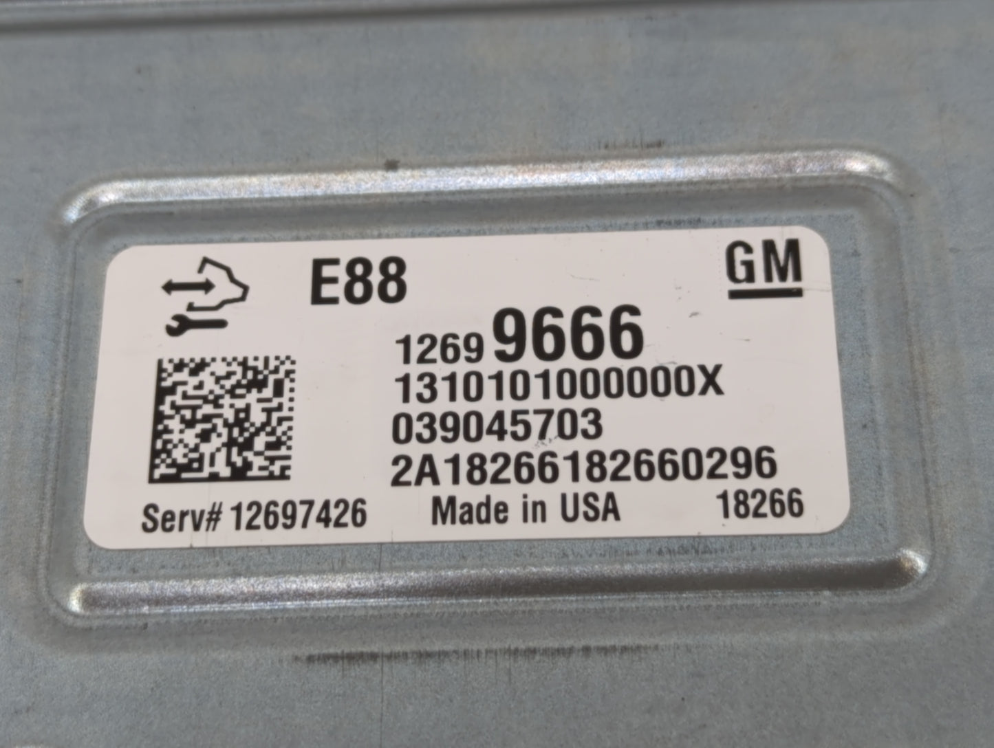 2018-2019 Chevrolet Malibu PCM Engine Control Computer ECU ECM PCU OEM P/N:12699666 Fits Fits 2018 2019 OEM Used Auto Parts 