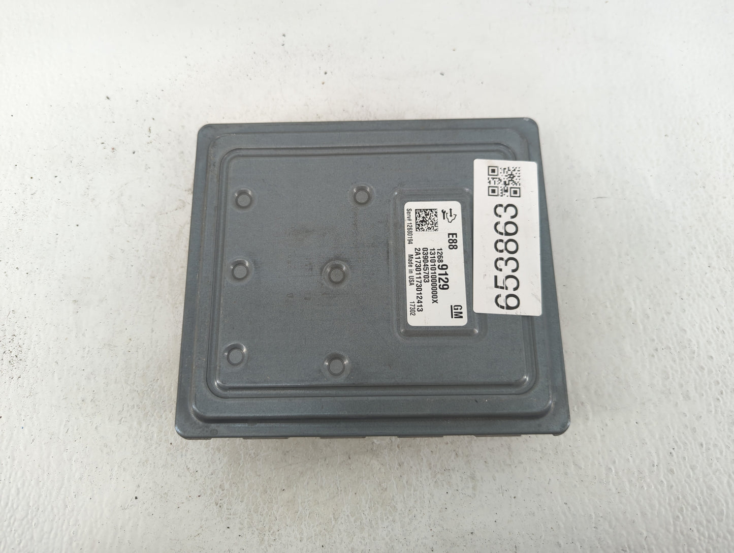 2018-2019 Chevrolet Malibu PCM Engine Control Computer ECU ECM PCU OEM P/N:12689129 Fits Fits 2018 2019 OEM Used Auto Parts 