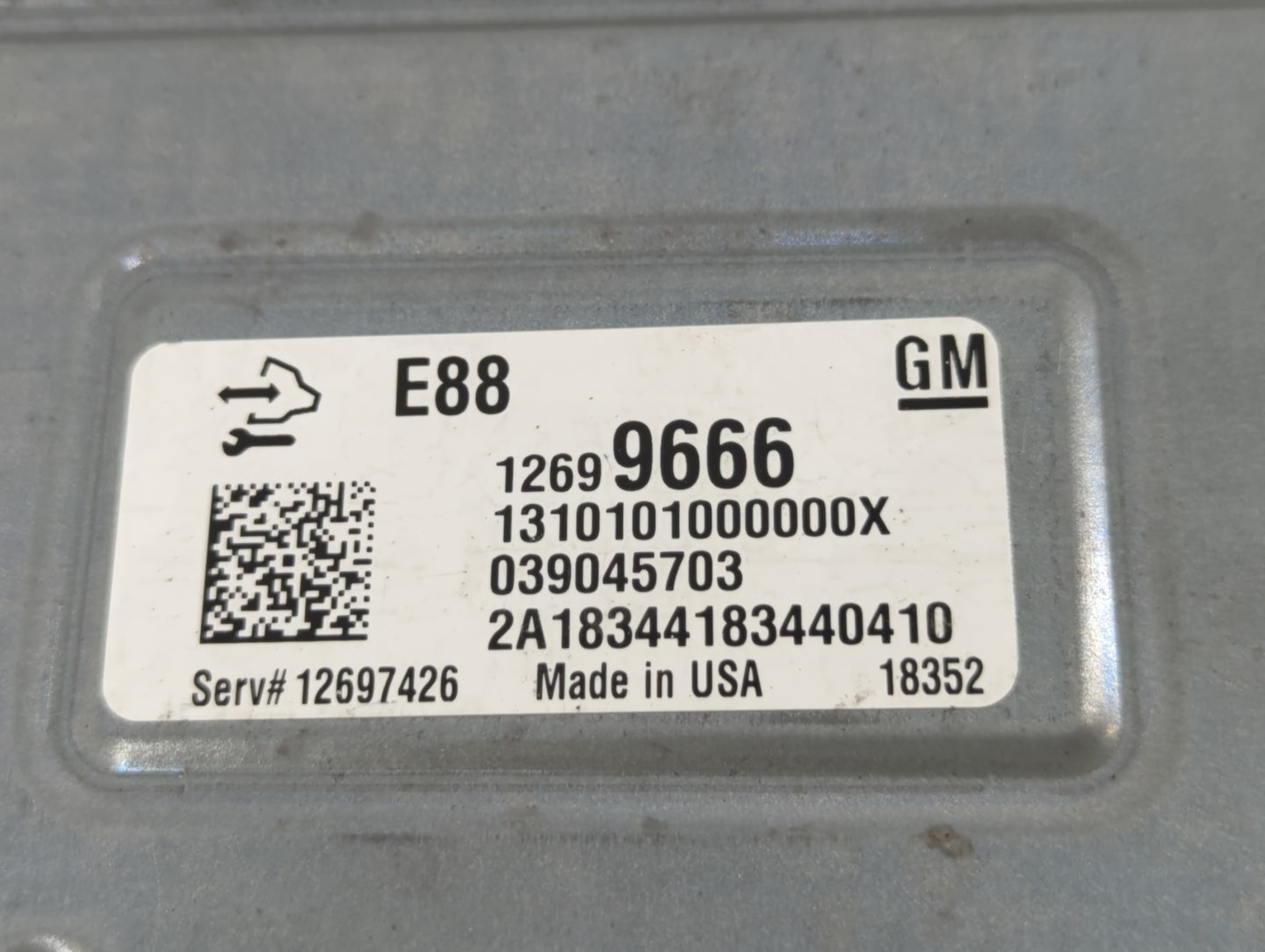 2018-2019 Chevrolet Malibu PCM Engine Control Computer ECU ECM PCU OEM P/N:12699666 Fits Fits 2018 2019 OEM Used Auto Parts 