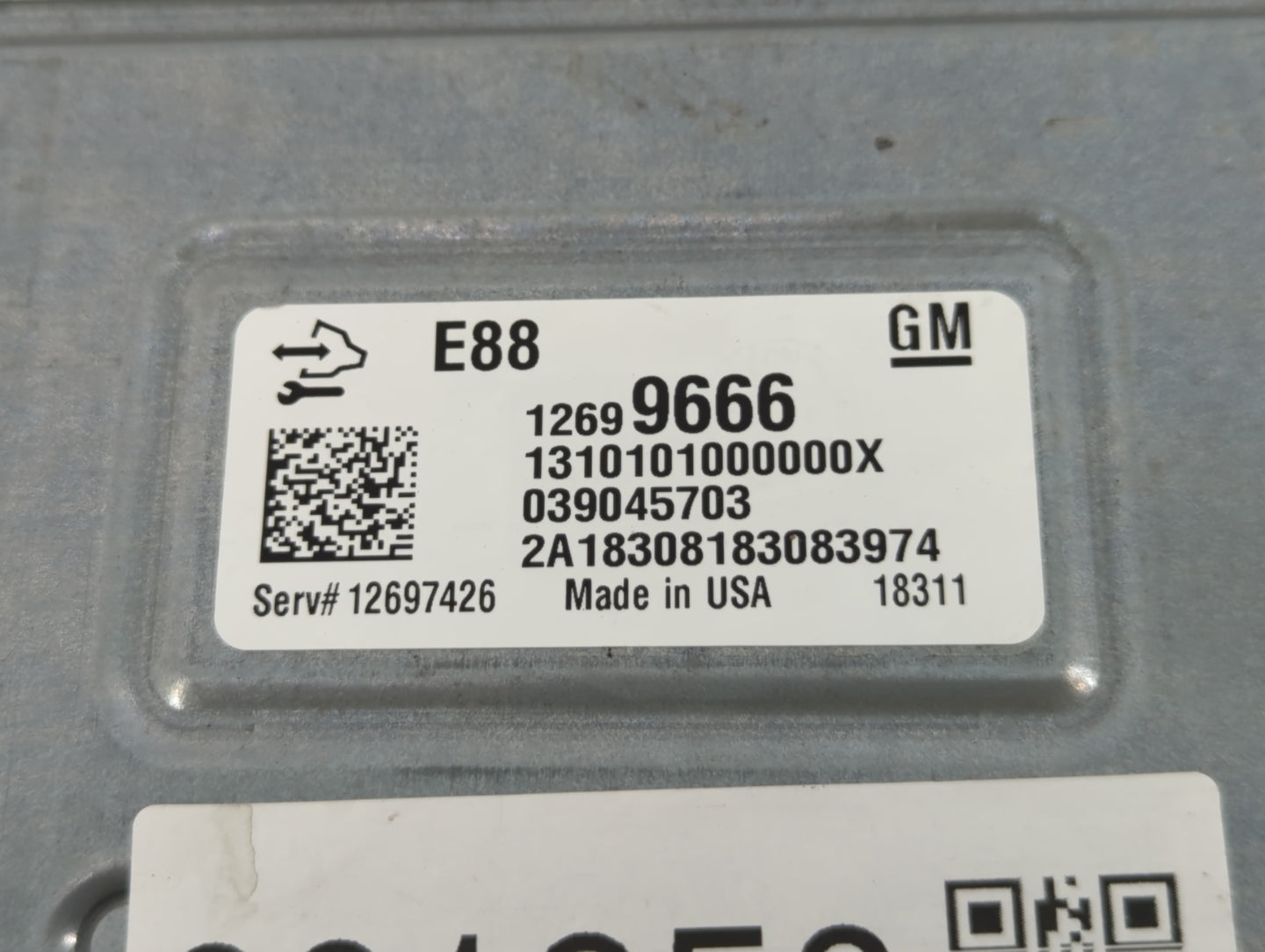 2018-2019 Chevrolet Malibu PCM Engine Control Computer ECU ECM PCU OEM P/N:12699666 Fits Fits 2018 2019 OEM Used Auto Parts 