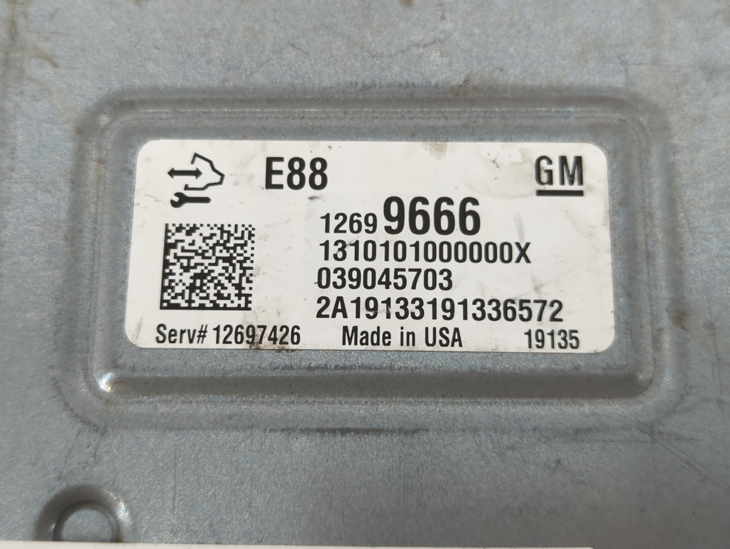 2018-2019 Chevrolet Malibu PCM Engine Control Computer ECU ECM PCU OEM P/N:12699666 Fits Fits 2018 2019 OEM Used Auto Parts 