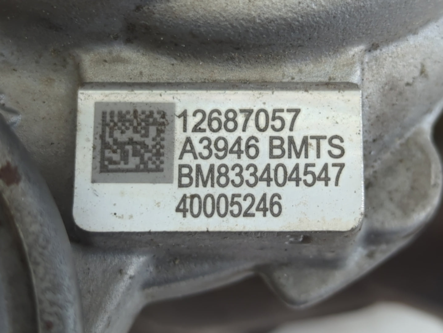 2016 Malibu Turbocharger Turbo Charger Super Charger Supercharger - Oemusedautoparts1.com