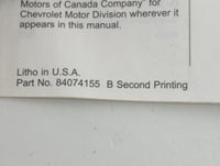 2019 Chevrolet Malibu Owners Manual Book Guide P/N:84074155 OEM Used Auto Parts - Oemusedautoparts1.com