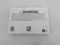 2019 Chevrolet Malibu Owners Manual Book Guide P/N:84074155 OEM Used Auto Parts - Oemusedautoparts1.com