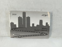 2019 Chevrolet Malibu Owners Manual Book Guide P/N:84074155A OEM Used Auto Parts - Oemusedautoparts1.com