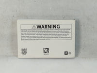 2019 Chevrolet Malibu Owners Manual Book Guide P/N:84074155A OEM Used Auto Parts - Oemusedautoparts1.com