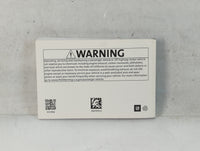 2019 Chevrolet Malibu Owners Manual Book Guide P/N:84074155A OEM Used Auto Parts - Oemusedautoparts1.com