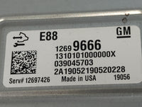 2018-2019 Chevrolet Malibu PCM Engine Control Computer ECU ECM PCU OEM P/N:12699666 Fits Fits 2018 2019 OEM Used Auto Parts 