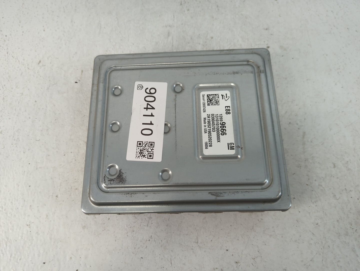 2018-2019 Chevrolet Malibu PCM Engine Control Computer ECU ECM PCU OEM P/N:12699666 Fits Fits 2018 2019 OEM Used Auto Parts 