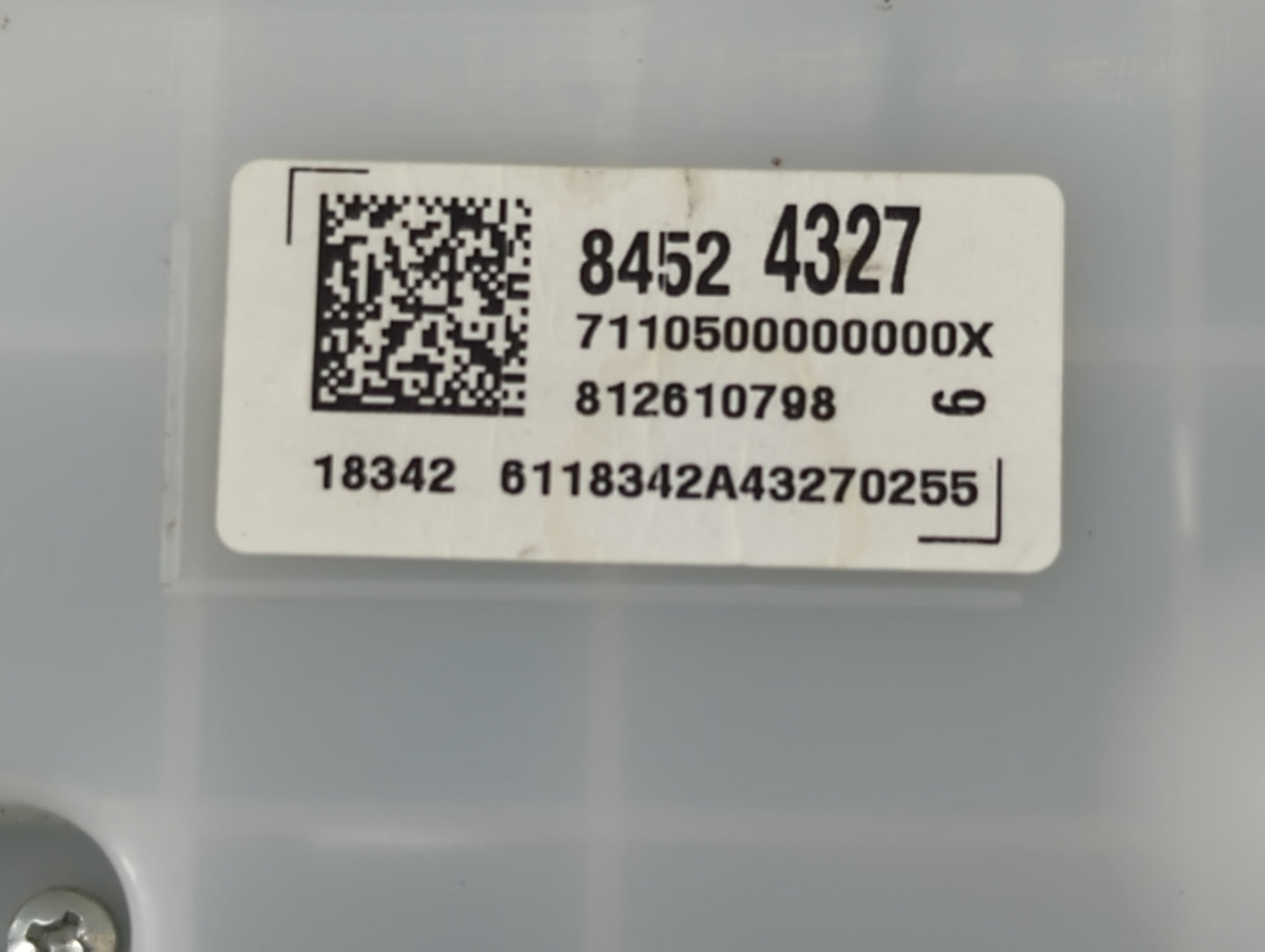 2019 Chevrolet Malibu Instrument Cluster Speedometer Gauges P/N:84524327 Fits OEM Used Auto Parts - Oemusedautoparts1.com