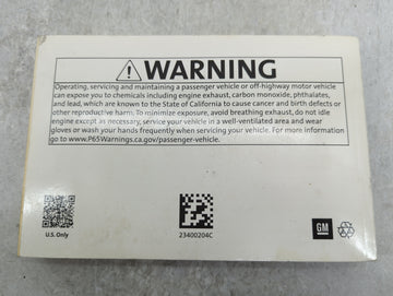 2019 Chevrolet Silverado Owners Manual Book Guide P/N:23400204C OEM Used Auto Parts - Oemusedautoparts1.com