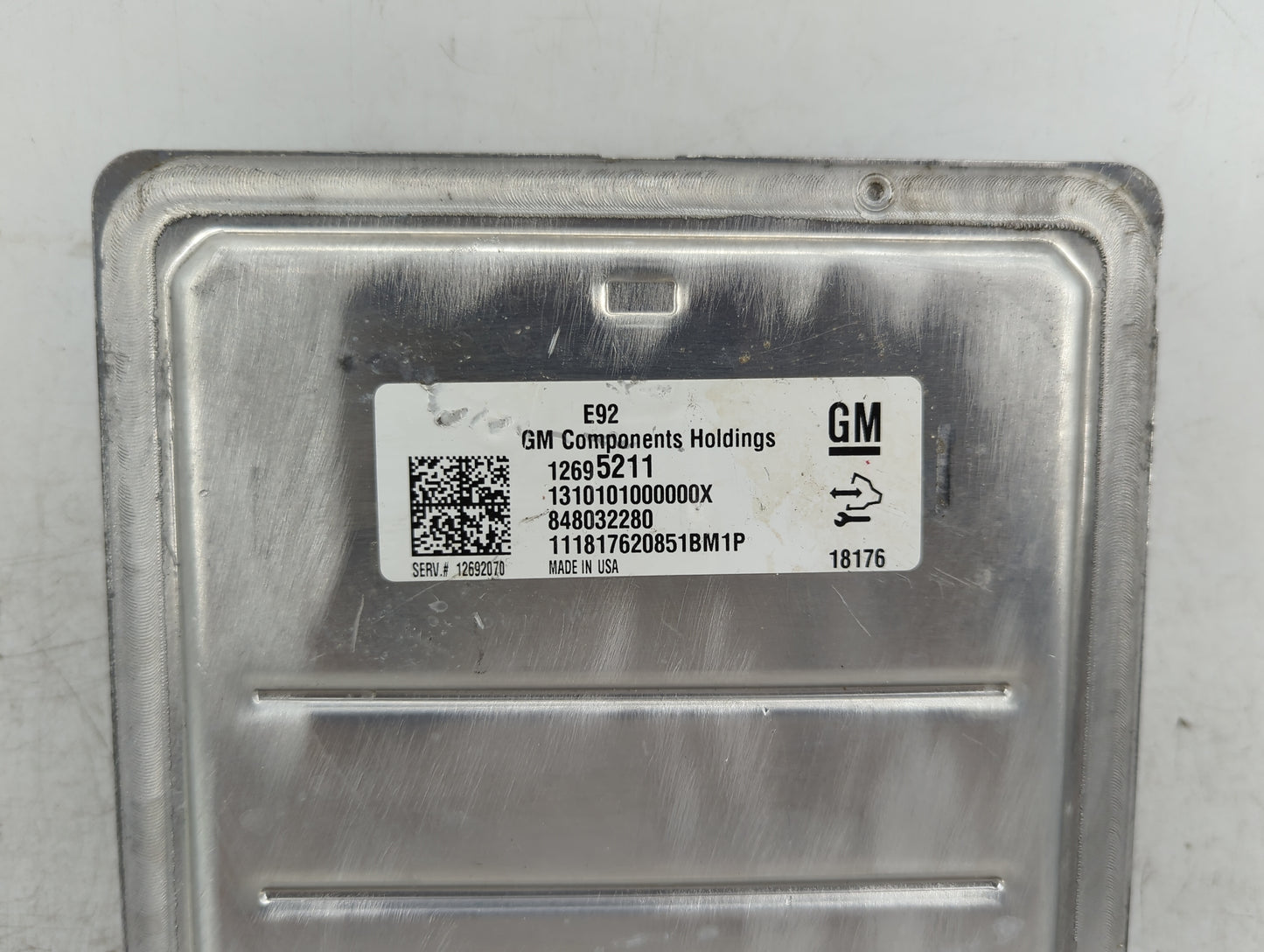 2019 Chevrolet Silverado 1500 PCM Engine Control Computer ECU ECM PCU OEM P/N:12695211 Fits Fits 2018 2020 2021 OEM Used Aut