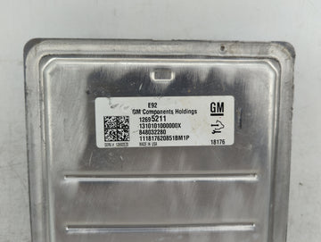 2019 Chevrolet Silverado 1500 PCM Engine Control Computer ECU ECM PCU OEM P/N:12695211 Fits Fits 2018 2020 2021 OEM Used Auto Parts