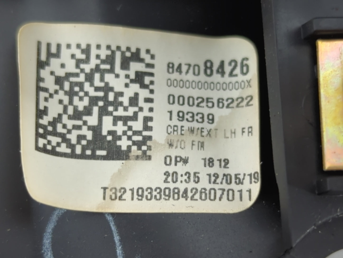 2019-2020 Chevrolet Silverado 1500 Master Power Window Switch Replacement Driver Side Left P/N:84513464 Fits Fits 2019 2020 