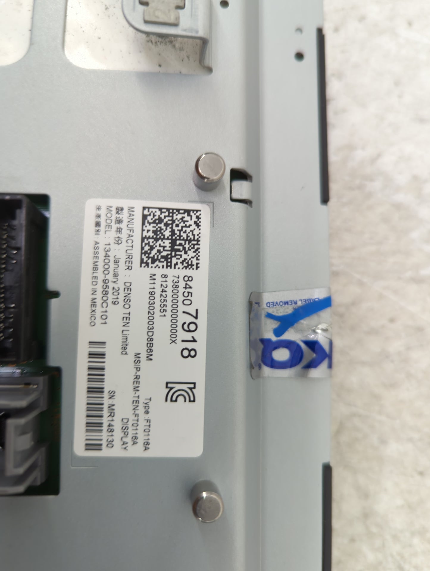 2019-2019 Chevrolet Silverado 1500 Information Display Screen - Oemusedautoparts1.com